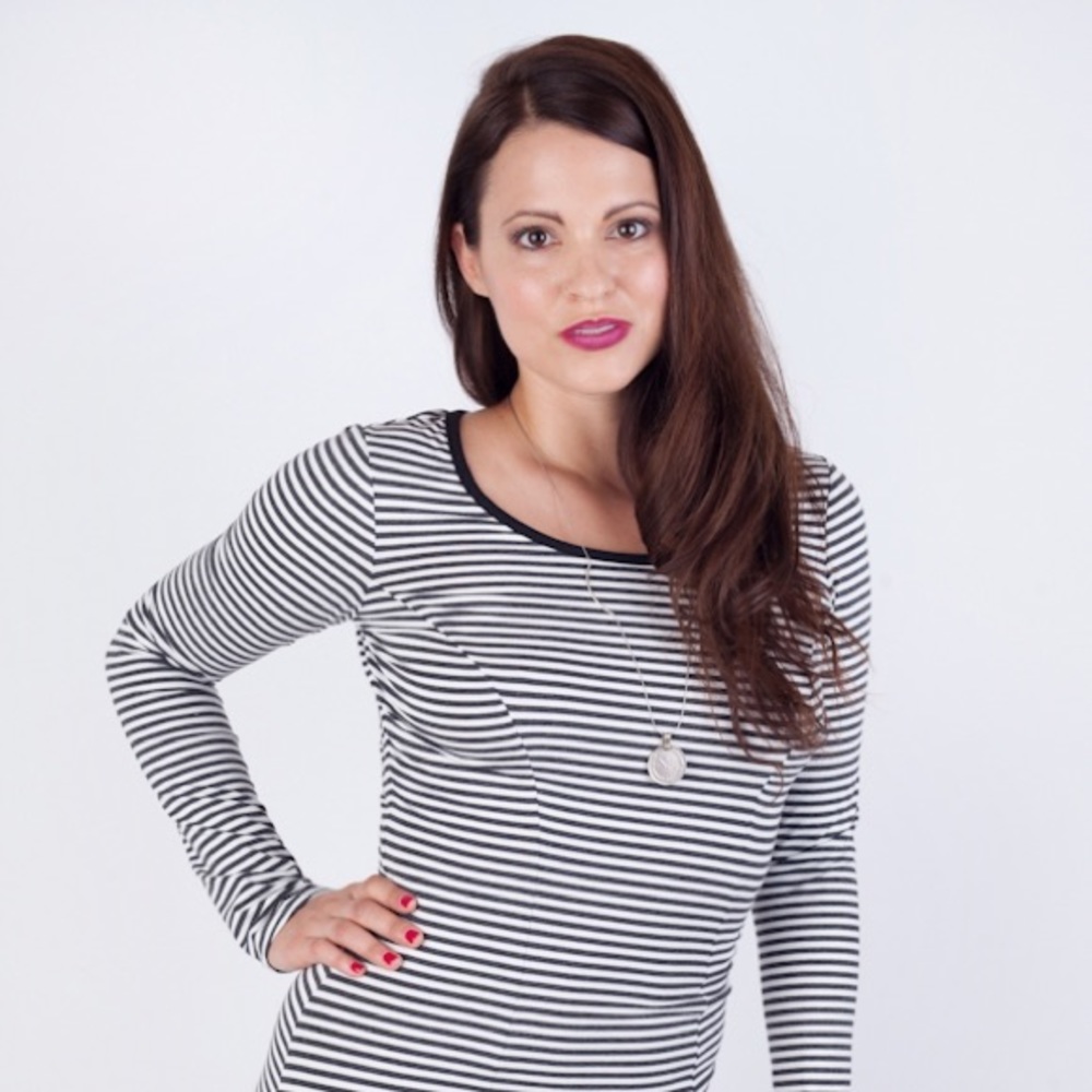 Women’s Organic Cotton & Bamboo Stripe Mini Dress